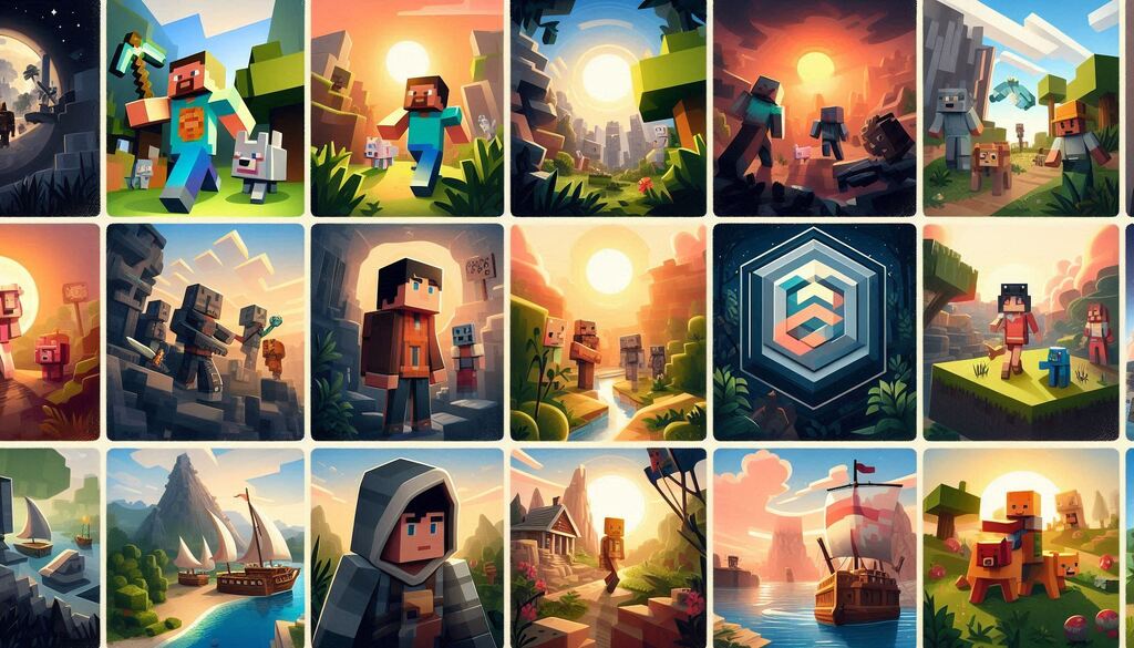 Minecraft (2009) Game Icons Banners