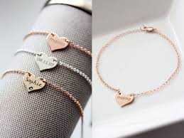 shop personalized heart bracelets