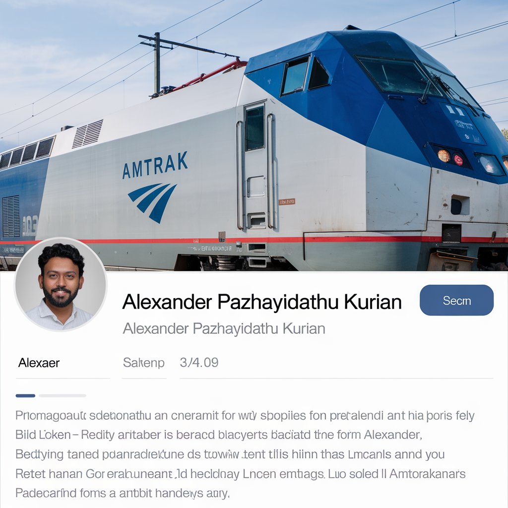 alexander pazhayidathu kurian amtrak linkedin profile